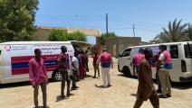 تقديم خدمات صحية للنازحين في بورتسودان (قطر الخيرية)