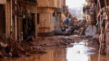 أضرار في ليبيا بعد العاصفة دانيال (فرانس برس)