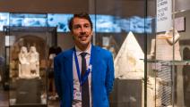 المدير الحالي للمتحف المصري في تورينو كريستيان غريكو (ماورو أوجيتو/Getty)