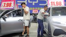 سيارات بي واي دي الكهربائية في الصين/ شاندونغ 16 يونيو 2024 (Getty)