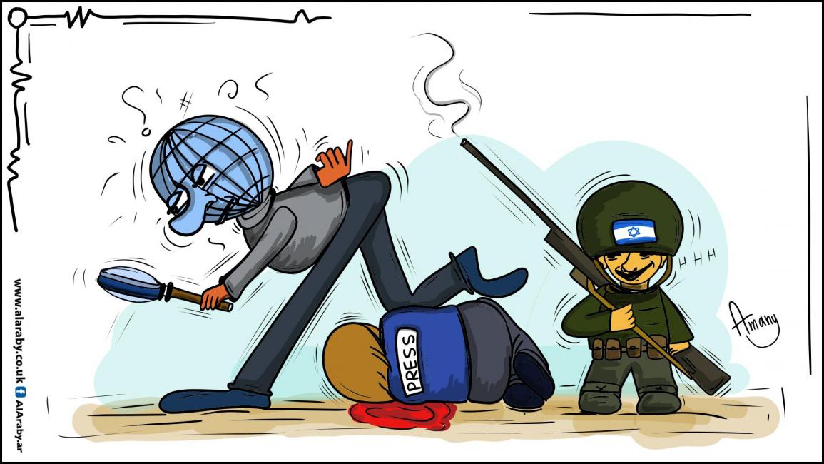 كاريكاتير اغتيال شيرين / اماني