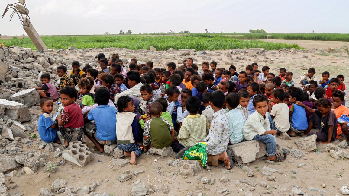  تعليم وسط الدمار في اليمن (خالد زياد/ فرانس برس)