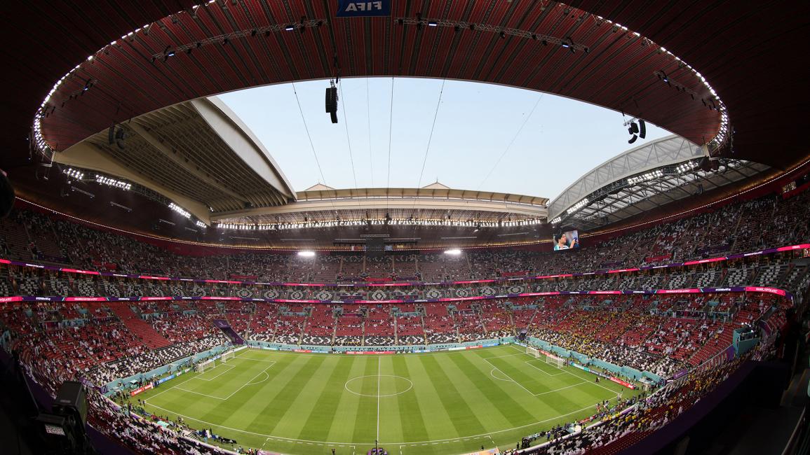 منظر عام داخل الملعب قبل المباراة (عمرو عبد الله دلش/رويترز)