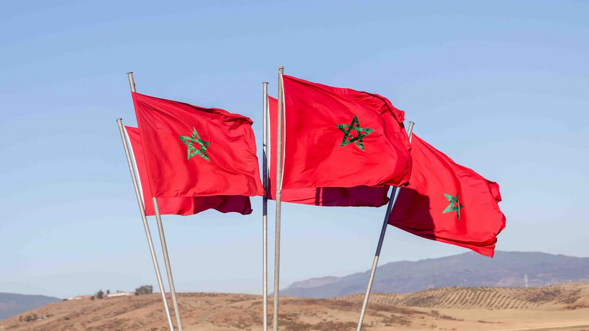 علم المغرب في طنجة