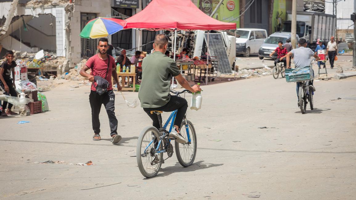 الدراجات الهوائية.. وسيلة مواصلات رئيسية في غزة
