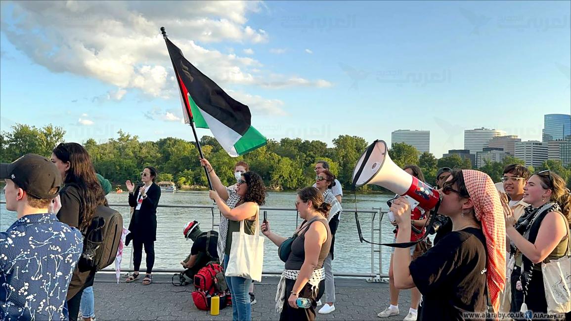 الآلاف يحتشدون في واشنطن احتجاجًا على الهجمات الإسرائيلية في خانيونس
