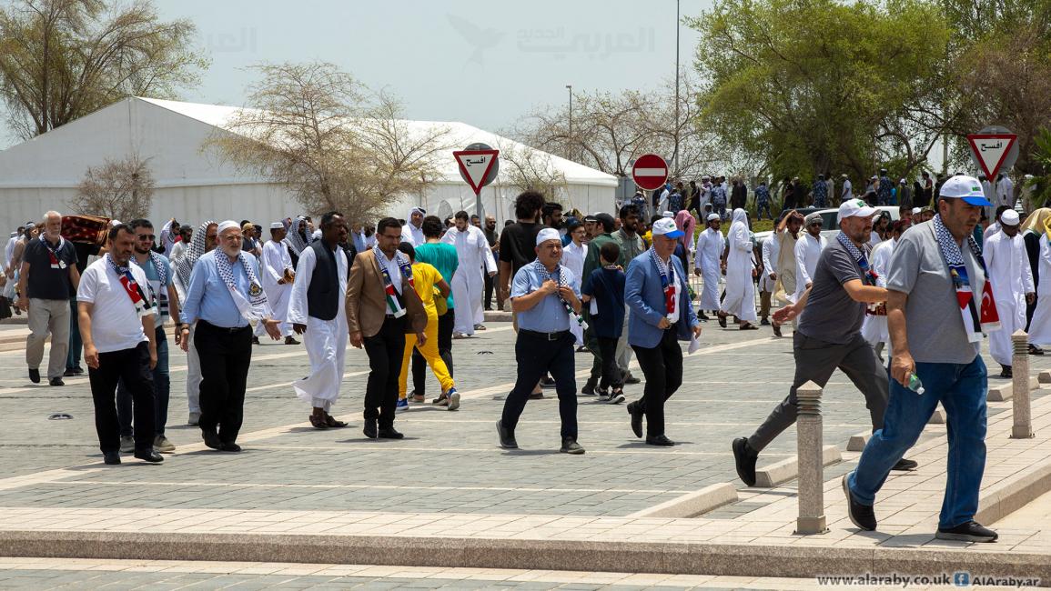 حضور كبير لجنازة الشهيد إسماعيل هنية في قطر رغم درجات الحرارة المرتفعة