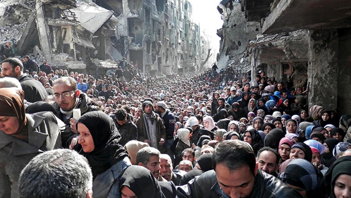 مخيم اليرموك في دمشق   