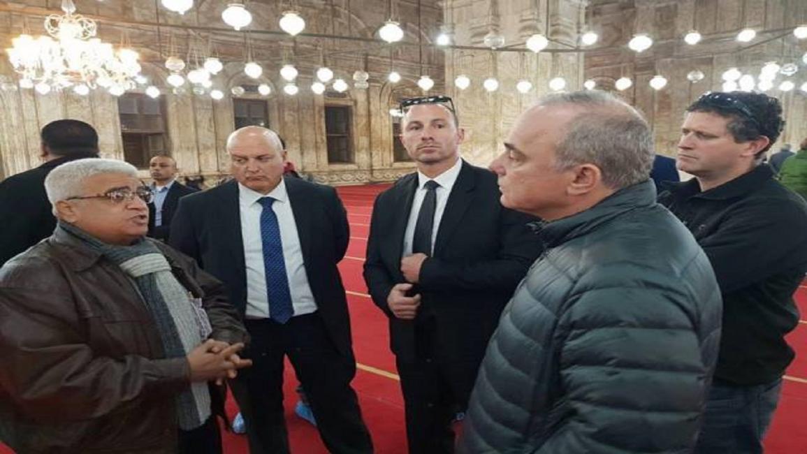 وزير إسرائيلي في مسجد محمد علي