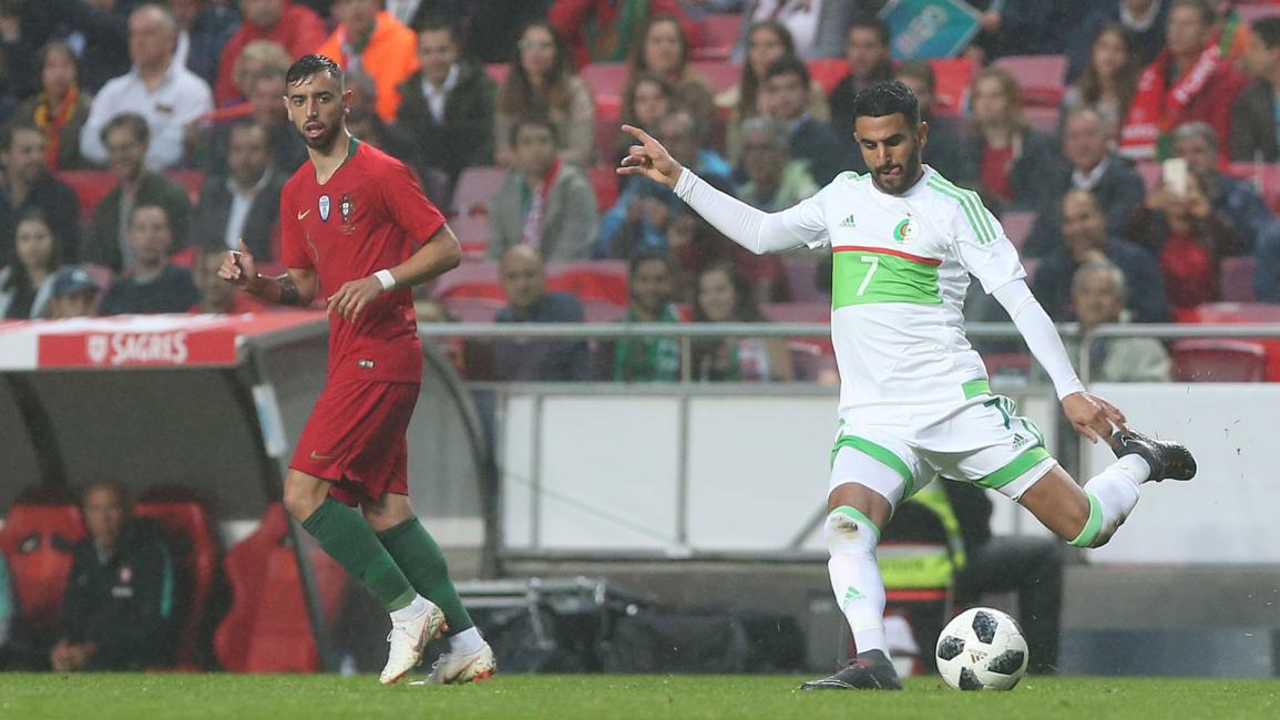 المباراة الودية بين المنتخب البرتغالي ضد المنتخب الجزائري