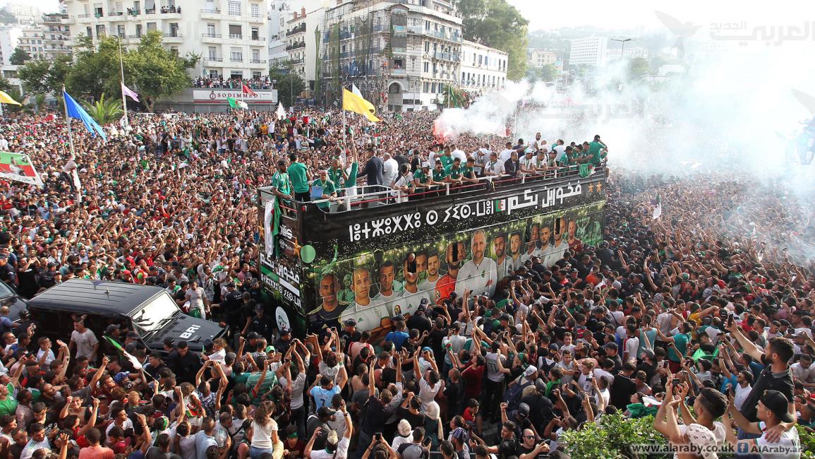 استقبالٌ أسطوري لمنتخب الخضر في الجزائر
