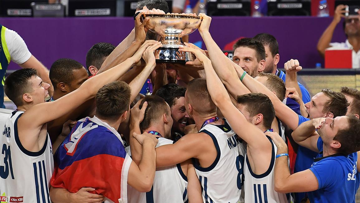 سلوفينيا بطلة اوروبا للمرة الأولى في كرة السلة 