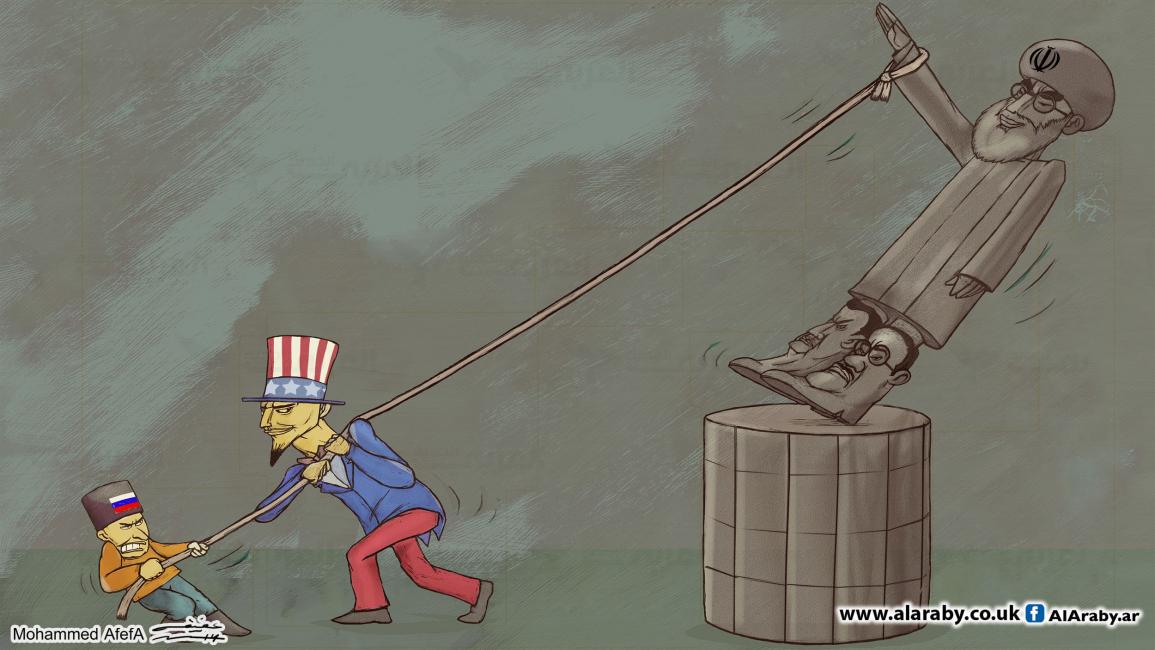 كاريكاتير نصب ايران / عفيفة