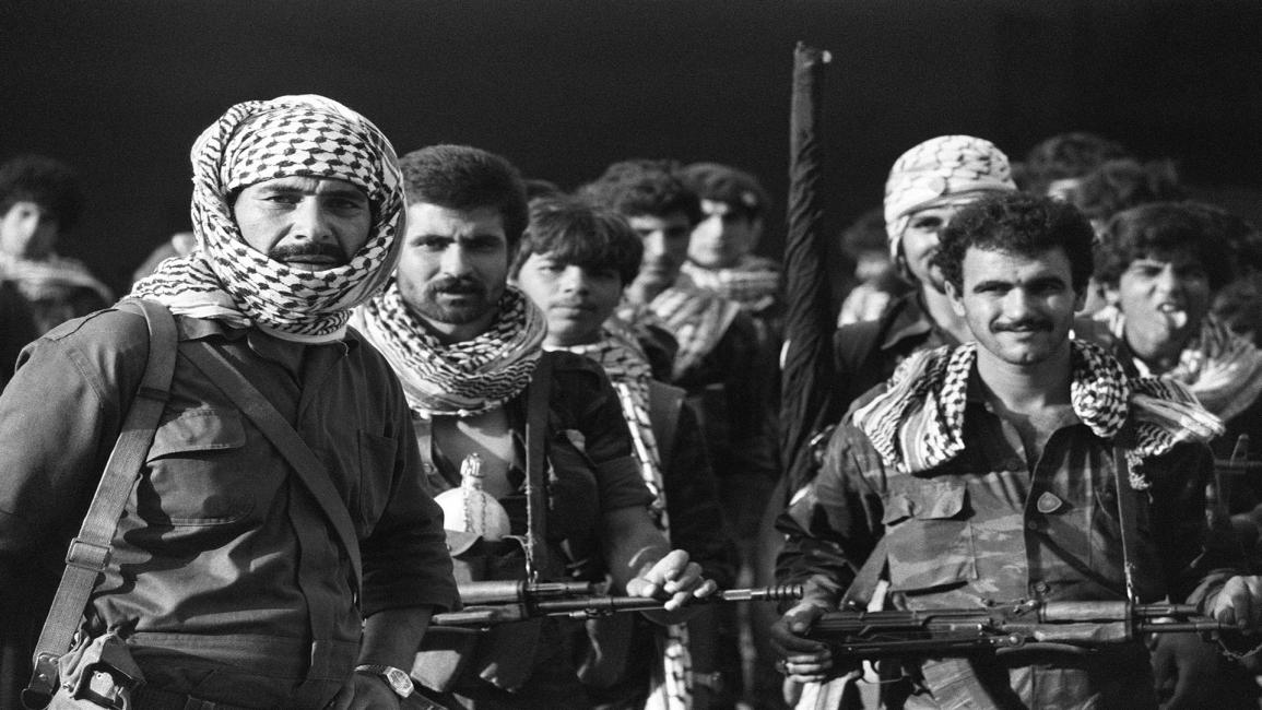 مقاتلون فلسطينيون 