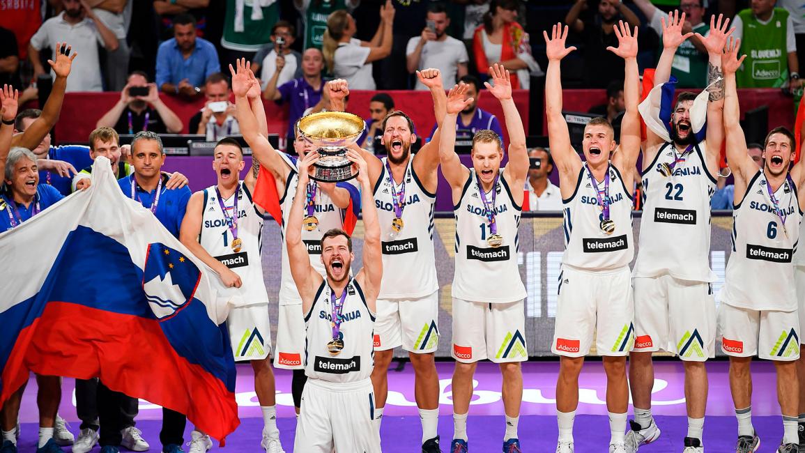 سلوفينيا بطلة اوروبا للمرة الأولى في كرة السلة 