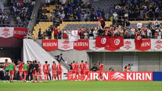 نجوم منتخب تونس على ملعب نويفير في طوكيو يوم 17 أكتوبر/تشرين الأول/Getty)