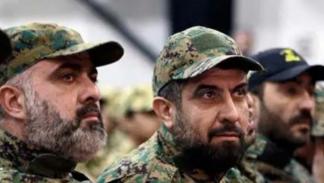 القيادي في حزب الله فؤاد شكر إلى يمين الصورة (إكس)