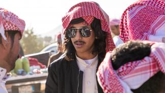 شباب سعوديون في منطقة نجران، 8 ديسمبر 2018 (إيريك لافورج/ Getty)