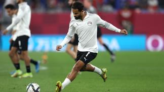 أحمد رفعت بقميص منتخب مصر خلال كأس العرب في قطر 2021 (مادي ميير/Getty)