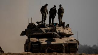 جنود الاحتلال الإسرائيلي في منطقة غلاف غزة، 6 يونيو 2024 (أمير ليفي/Getty)