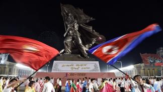 من الاحتفالات بالذكرى الـ71 للحرب الكورية ببيونغ يانغ، 26 يوليو 2024 (فرانس برس)