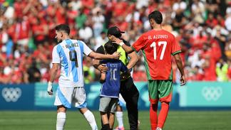 مباراة المغرب والأرجنتين في ملعب جيوفروي- غيشارد في 24 يوليو 2024 في  فرنسا (توليو م. بوليا / Getty)