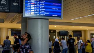 مطار رفيق الحريري في لبنان/ بيروت 29 يوليو 2024 (فرانس برس)