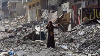 مبان مدمرة في خانيونس، 2 أغسطس2024 (عبد الرحيم الخطيب/الأناضول)