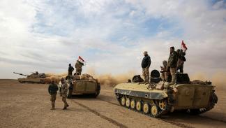عناصر الجيش العراقي في محافظة الأنبار، 25 نوفمبر 2017 (أحمد الرباعي/فرانس برس)