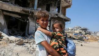 نزوح من خانيونس جنوبي قطاع غزة / 22 يوليو 2024 (رويترز)