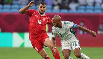 تألق براهيمي مع الجزائر في كأس العرب بقطر عام 2021 (كريم جعفر/Getty)