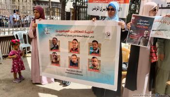 أمهات المعتقلين السياسيين في سحون السلطة الفلسطينية