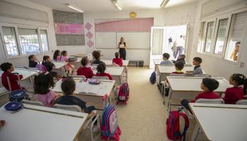 صف مدرسي في تونس وتلاميذ تونسيون (ياسين قايدي/ الأناضول)