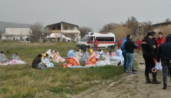 ضحايا انشطار مركب مهاجرين قبالة سواحال إيطاليا 2 (Getty)