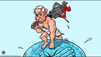 كاريكاتير جرائم نتنياهو والصمت العالمي / حجاج