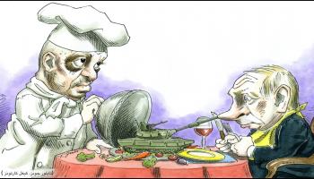 كاريكاتير طباخ بوتين بريغوجين تمرد / كيغل 