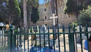 كنيسة مار الياس في مدينة حيفا الفلسطينية (فيسبوك)