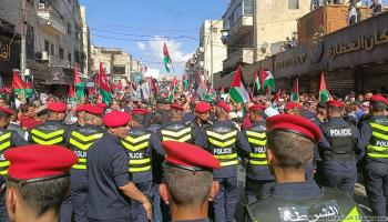 تظاهرات في عمان دعماً لفلسطين (العربي الجديد)