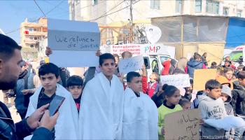 أطفال غزة النازحون يطالبون بإنهاء الحرب (العربي الجديد)