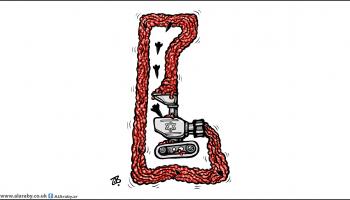 كاريكاتير الحرب على غزة / حجاج