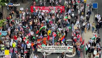 مظاهرة حاشدة في لندن تنديدًا بحرب الإبادة الجماعية في غزة 
