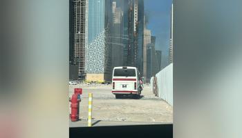 حريق في برج سكني في الدوحة 2 - قطر - 21 يوليو 2024 (إكس)