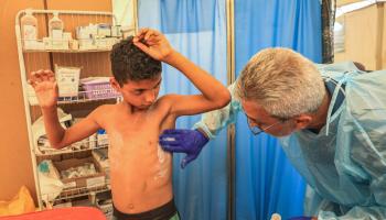 العلاجات المتوفرة في غزة ضعيفة المفعول (إياد البابا/فرانس برس)