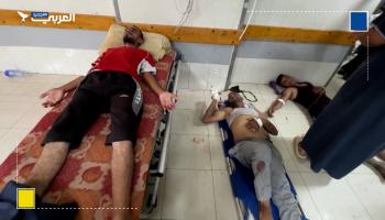 مستشفى ناصر: شهود عيان مصابون يروون مشاهد مجزرة المواصي