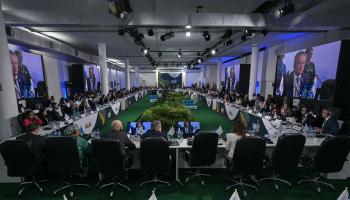 اجتماع وزراء مالية مجموعة العشرين في ساو باولو بالبرازيل، 29 فبراير 2024 (فرانس برس)