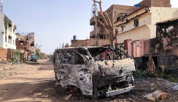 من مخلفات الحرب السودانية في أم درمان، 30 مايو 2024 (فرانس برس)