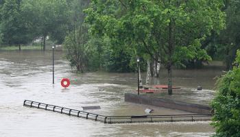 الفيضانات في ألمانيا تتسبب في إجلاء العشرات، 1 يونيو 2024 (فرانس برس)