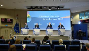 ممثلو الاتحاد الأوروبي مجتمعون في بروكسل 19 يونيو 2024 (Getty)