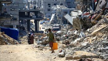 أزمة العطش في غزة مستمرة، 23 يونيو 2024 (فرانس برس)