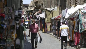 شارع المعز بحي الجمالية بجوار منطقة سوق خان الخليلي بالقاهرة، 24 يونيو 2024 (محمود الخواص/ Getty)